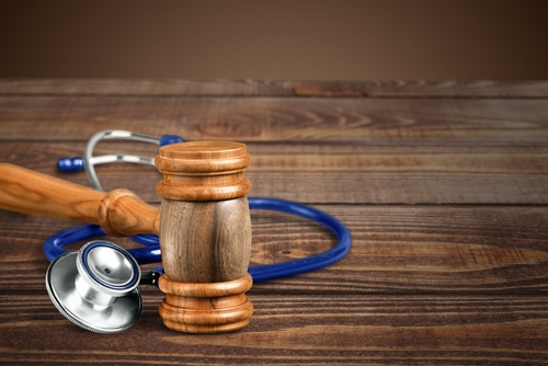 gavel and stethoscope